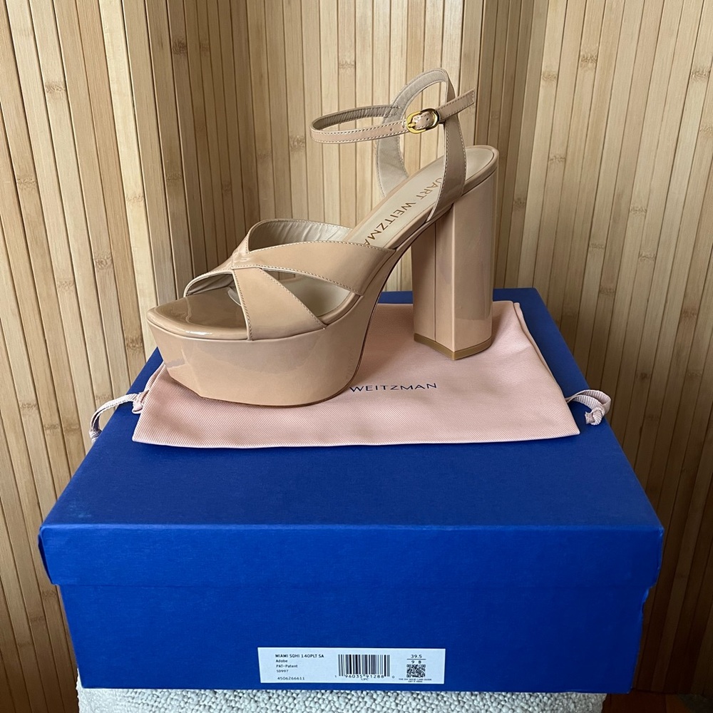 NIB Stuart Weitzman Miami Platform, Adobe | 9/39.5